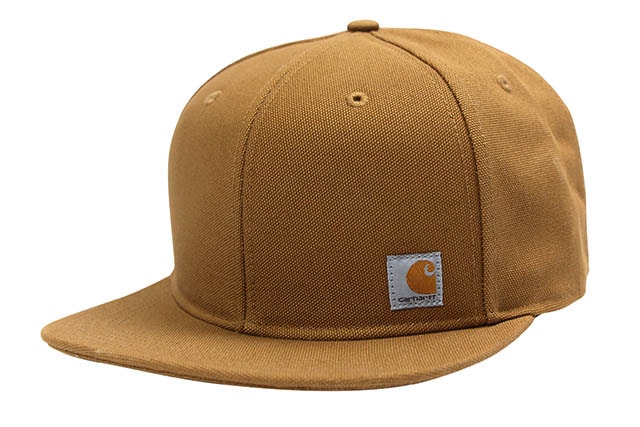 CarharttFIRM DUCK FLAT BRIM CAP (101604-211:Carhartt BROWN)