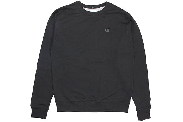 CHAMPION POWERBLEND FLEECE CREW (BLACK)