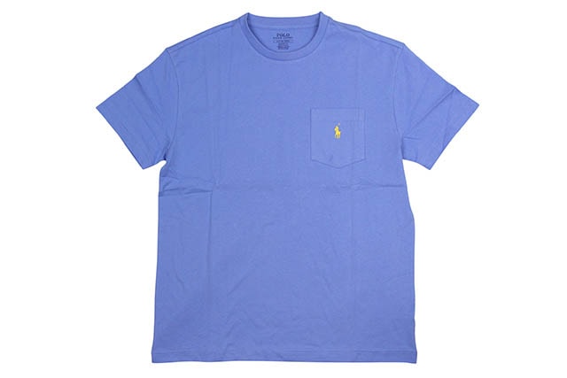 POLO RALPH LAUREN CLASSIC FIT POCKET TEE (710704248041:HARBOR ISLAND BLUE)