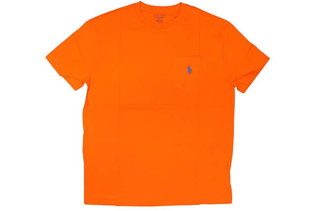 POLO RALPH LAUREN CLASSIC FIT POCKET TEE (710704248044:SAILING ORANGE)