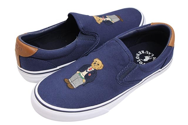 POLO RALPH LAUREN THOMPSON POLO BEAR SNEAKER (816745841001:NAVY)