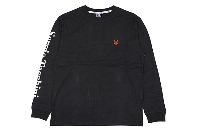 SERGIO TACCHINI LOGO L/S T-SHIRT (TK-9361012/01:BLACK