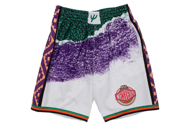 MITCHELL & NESS SWINGMAN MESH SHORTS(ALL-STAR WEST/1995/WHITE)