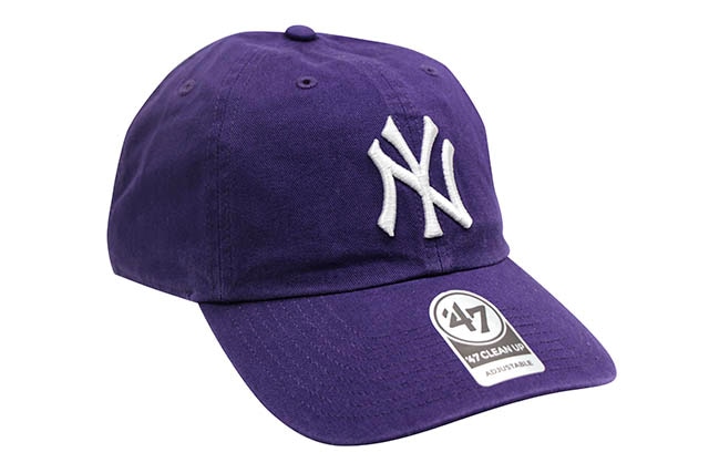 '47 NEW YORK YANKEES '47 CLEAN UP CAP (PURPLE)