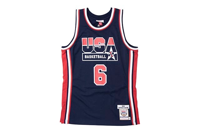 MITCHELL & NESS AUTHENTIC JERSEY TEAM USA 1992 PATRICK EWING #6
