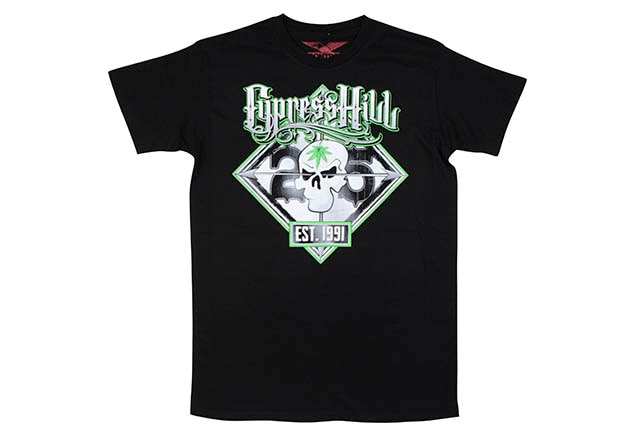 CYPRESS HILL 25TH ANNIVERSARY TOUR T-SHIRT (BLACK)
