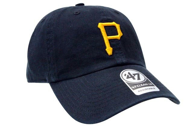 '47 PITTSBURGH PIRATES '47 CLEAN UP CAP (BLACK)