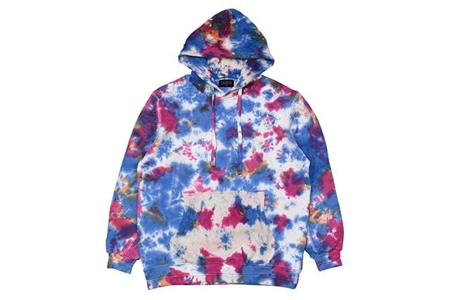 COOGI CUT & SEW TIE DYE HOODY (CG65920:LONGREEF TIE DYE)