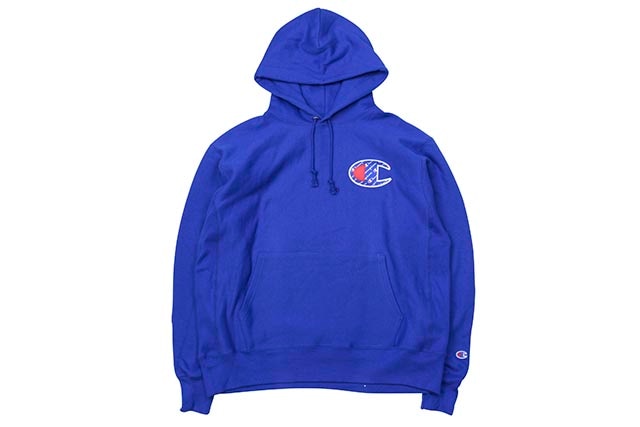 CHAMPION REVERSE WEAVE BIG C W/SCRIPT P/O HOODIE (SURF THE WEB)