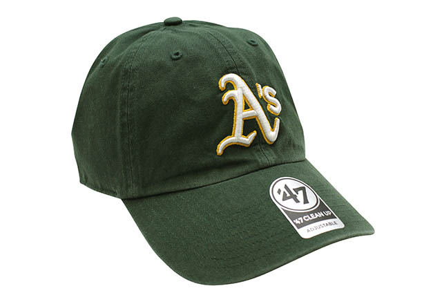 '47 OAKLAND ATHLETICS '47 CLEAN UP CAP (DARK GREEN)