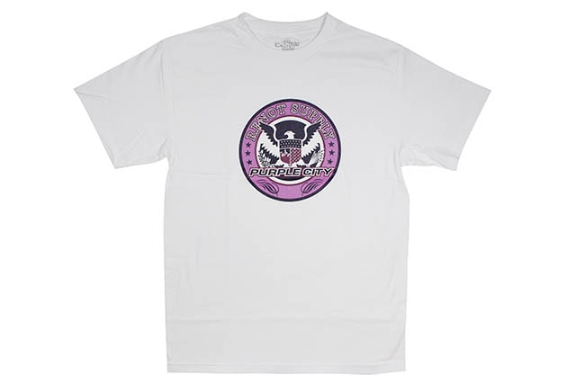 THE SMOKER'S CLUB PURPLE CITY T-SHIRTS (WHITE)