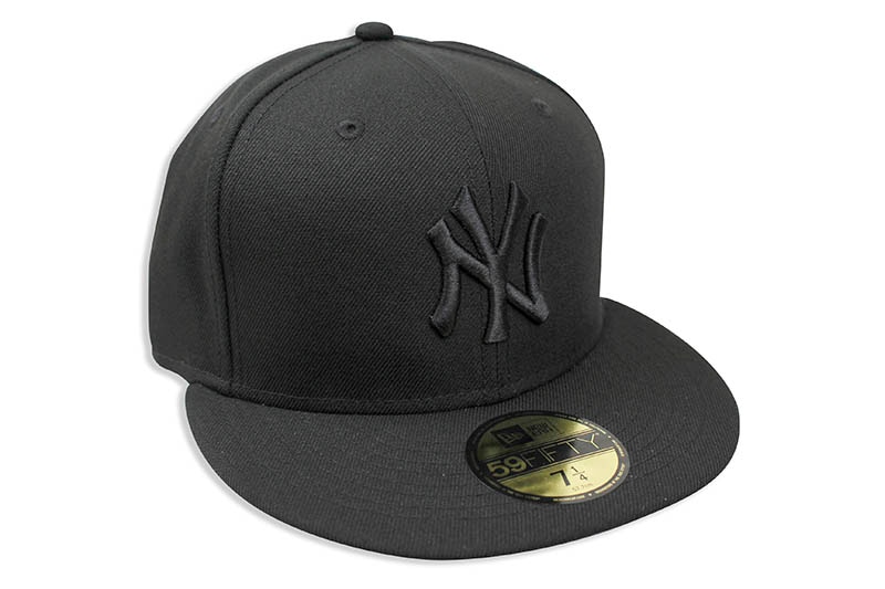 NEW ERA NEW YORK YANKEES 59FIFTY FITTED CAP (BLACK/BLACK) 13562246 14525212