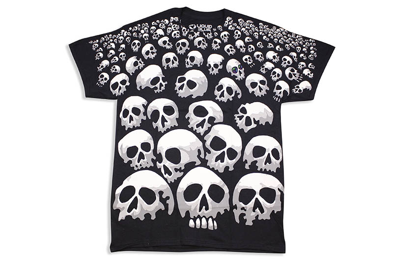 LIQUID BLUE SON OF SKULLS T-SHIRT