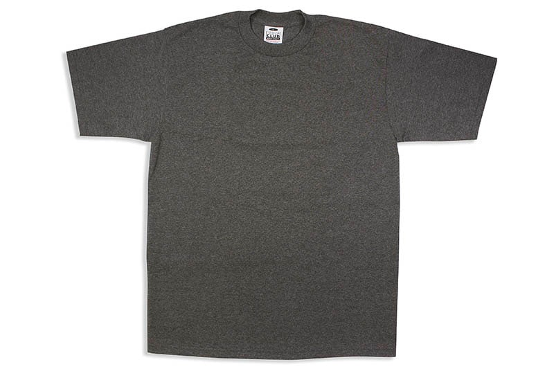 PRO CLUB HEAVYWEIGHT COTTON SHORT SLEEVE CREW NECK T-SHIRT (CHARCOAL) 101