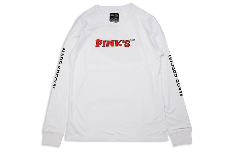 PETALS AND PEACOCKS PINK'S SHINE LONG SLEEVE TEE