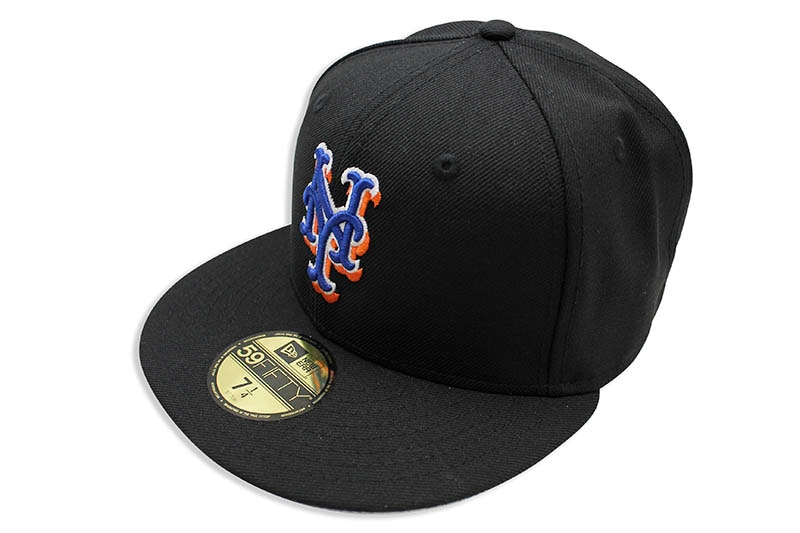 NEW ERA NEW YORK METS 59FIFTY FITTED CAP (OLD AUTHENTIC/BLACK) 11768896