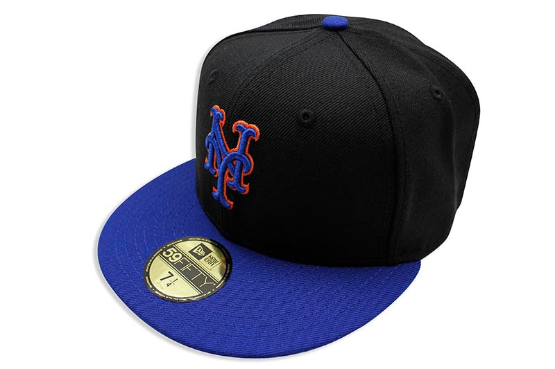 NEW ERA NEW YORK METS 59FIFTY FITTED CAP (OLD AUTHENTIC/BLACK BLUE) 12572645