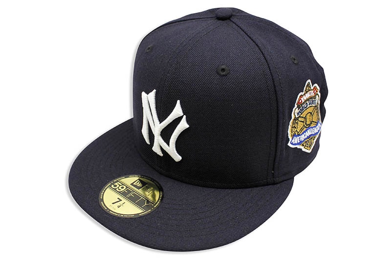 NEW ERA NEW YORK YANKEES 59FIFTY FITTED CAP (1927 WORLD SERIES SIDE PATCH/NAVY) 12583761