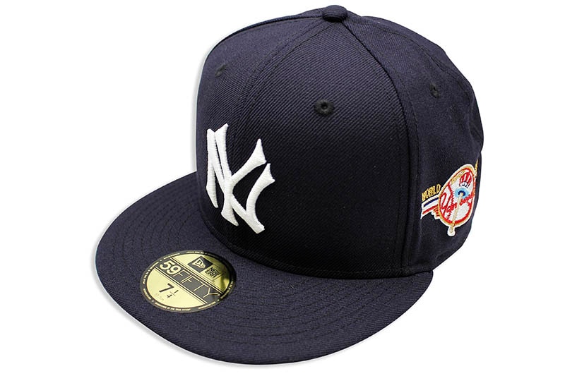 NEW ERA NEW YORK YANKEES 59FIFTY FITTED CAP (1947 WORLD SERIES SIDE PATCH/NAVY) 12551953