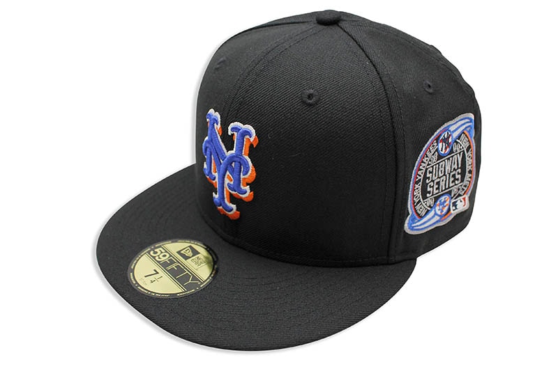 NEW ERA NEW YORK METS 59FIFTY FITTED CAP (2000 SUBWAY SERIES/BLACK) 12551958