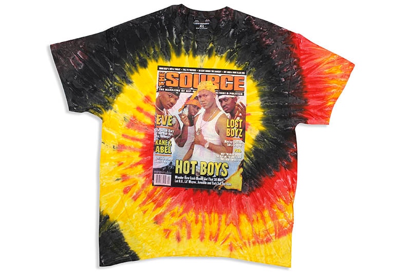 COZY WEAR HOT BOYS SOURCE MAG TEE (TIE DYE)