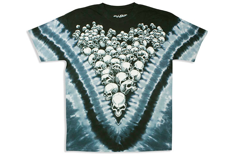 LIQUID BLUE BONEYARD TIE-DYE T-SHIRT