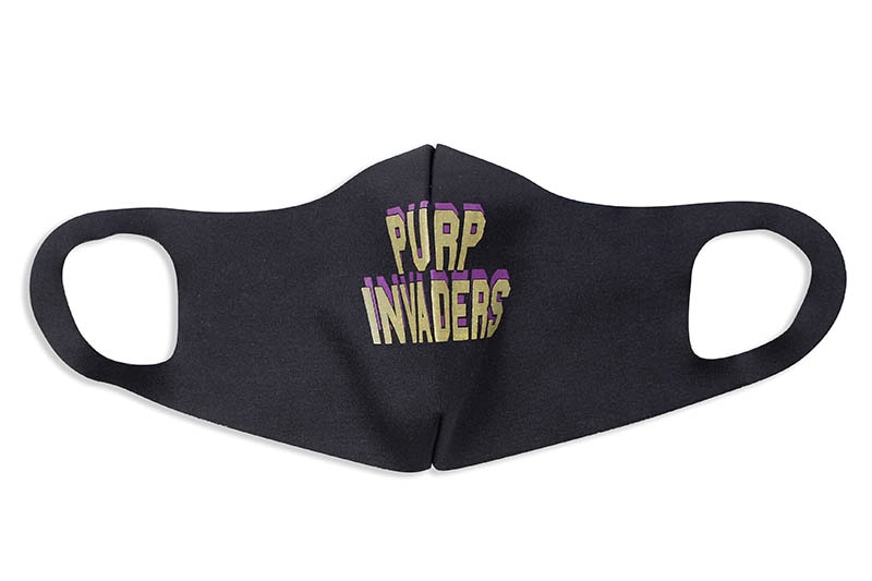 THE SMOKER'S CLUB �� PURP INVADERS PROTECTIVE MASK (LOGO BLACK)