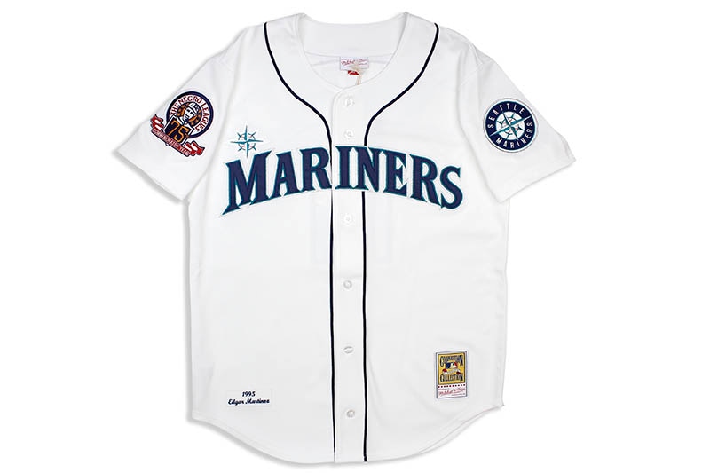 MITCHELL & NESS AUTHENTIC JERSEY (SEATTLE MARINERS/HOME/1995/EDGAR MARTINEZ)