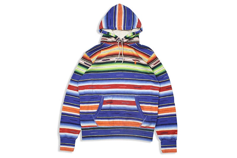 POLO RALPH LAUREN SERAPE-PRINT FLEECE HOODIE (710800111001:MULTI)