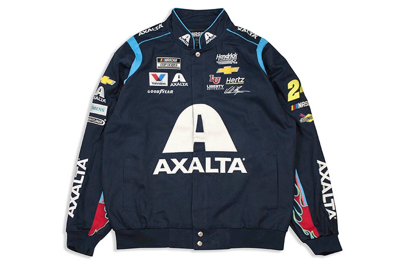 JH Design WILLIAMS BYRON AXALTA 2020 NASCAR TWILL JACKET (WBY303AX20:BLACK)
