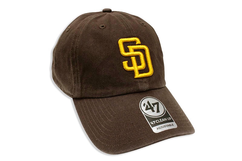 '47 SAN DIEGO PADRES CLEAN UP CAP (BROWN)