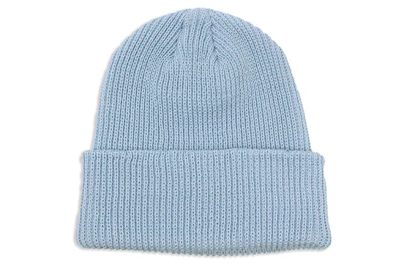 ADVANCE COTTON ACRYLIC BEANIE (LT. BLUE)