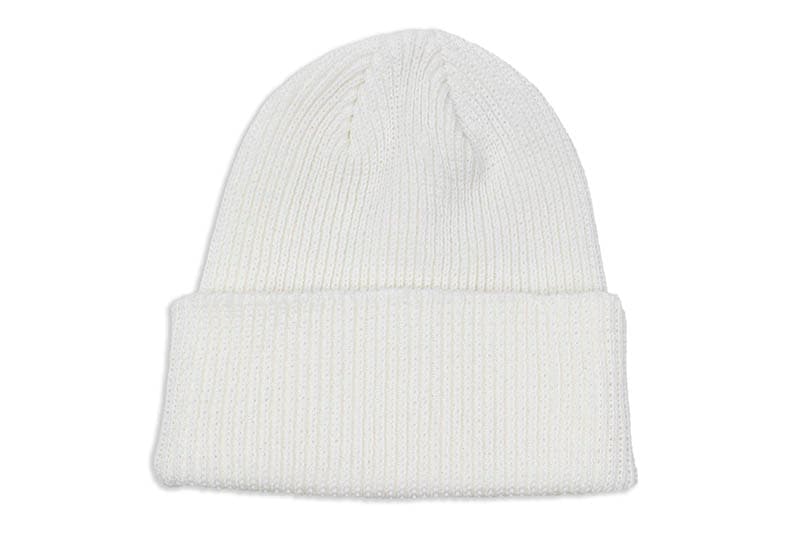 ADVANCE COTTON ACRYLIC BEANIE (WHITE)