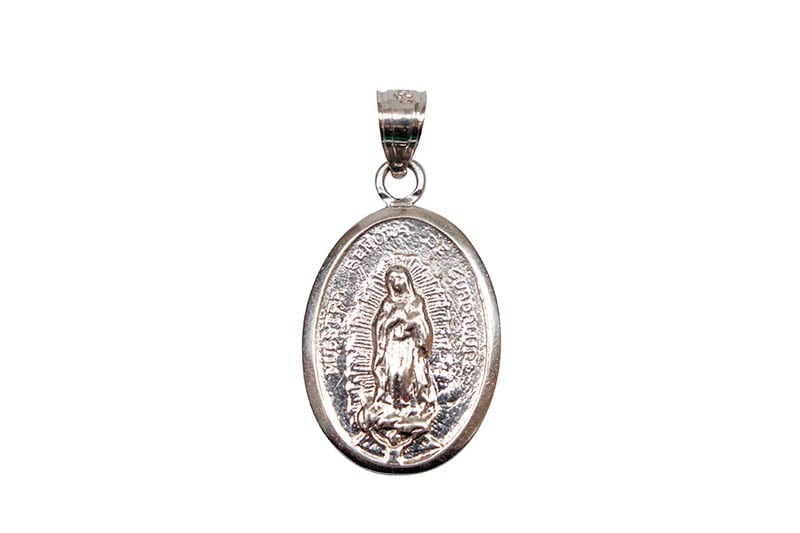 10K WHITE GOLD MARIA PENDANT #148
