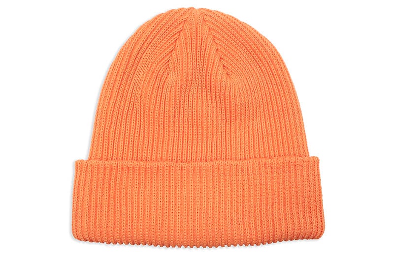 ADVANCE COTTON ACRYLIC BEANIE (LT. ORANGE)