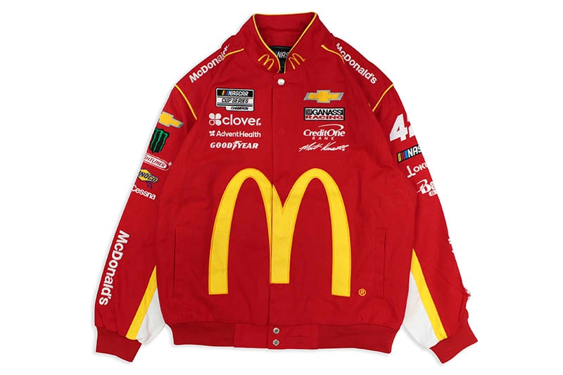 JH Design MATT KENSETH McDonald's NASCAR TWILL JACKET (MK0303MCD0:RED)