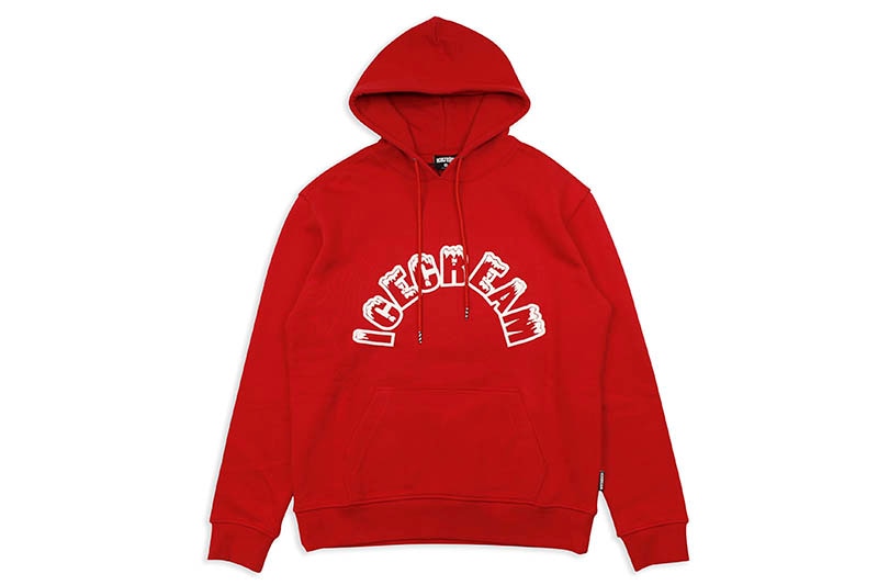 ICECREAM ARCH HOODIE (401-8302:TANGO RED)