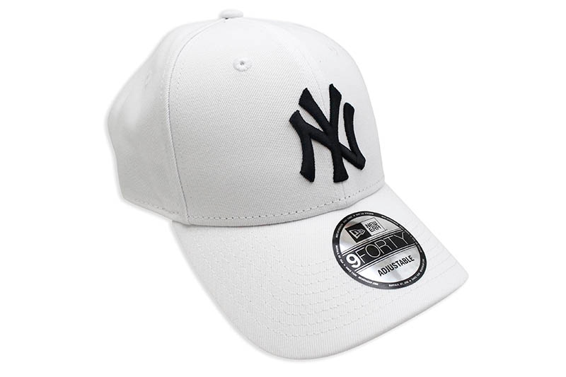 NEW ERA NEW YORK YANKEES 9FORTY 9FORTY ADJUSTABLE CAP (WHITE/BLACK) 13562119 14525008