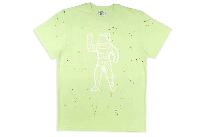 BILLIONAIRE BOYS CLUB BB ASTRO SPATTERED SS KNIT TEE (801-9310:PATINA GREEN)