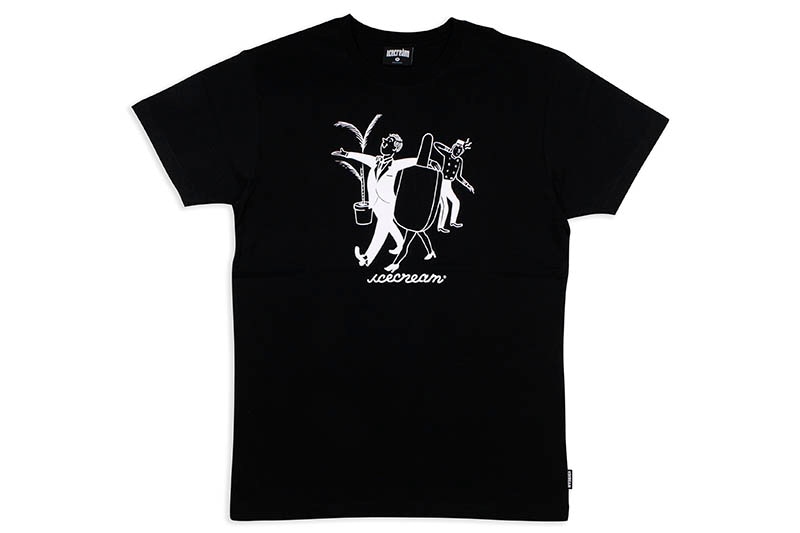 ICECREAM HOT DATE SS TEE (401-9210:BLACK)