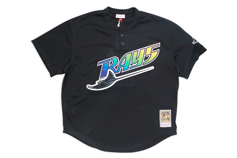 MITCHELL & NESS AUTHENTIC MESH BP JERSEY (TAMPA BAY RAYS/1998:WADE BOGGS #12) ABPJ3032 ABPJGS18360