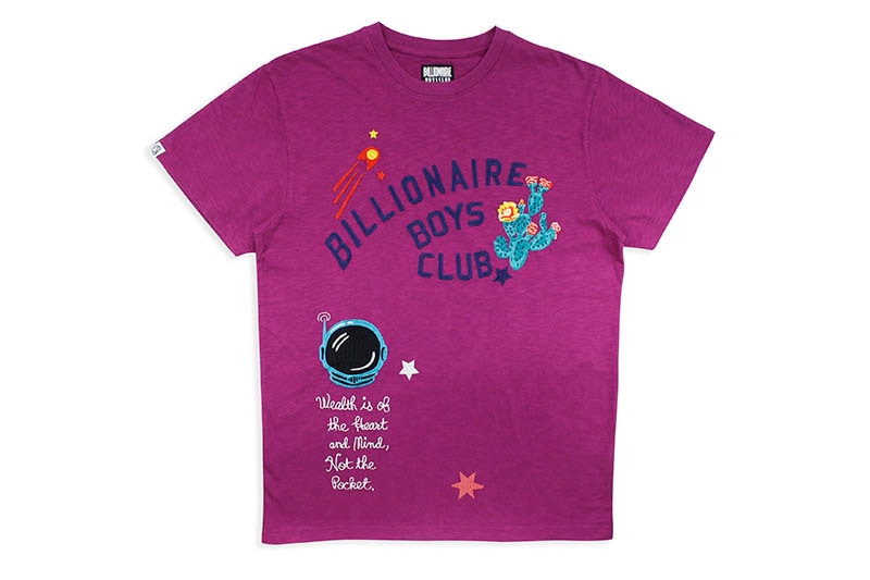 BILLIONAIRE BOYS CLUB BB ROV SS KNIT (811-1315:HOLLYHOCK)