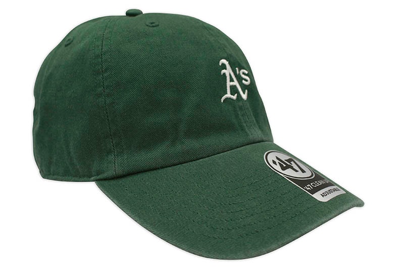 '47 OAKLAND ATHLETICS '47 BASE RUNNER CLEAN UP CAP (DARK GREEN)