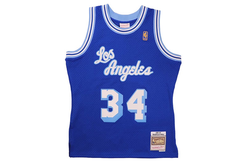 MITCHELL & NESS SWINGMAN JERSEY (LOS ANGELES LAKERS/THROWBACK/SHAQUILLE O'NEAL/#34/1996-97:ROYAL) SMJYAC18013