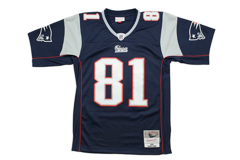 MITCHELL & NESS LEGACY JERSEY (NEW ENGLAND PATRIOTS/2007:RANDY MOSS/NAVY/#81) LGJYAC18124