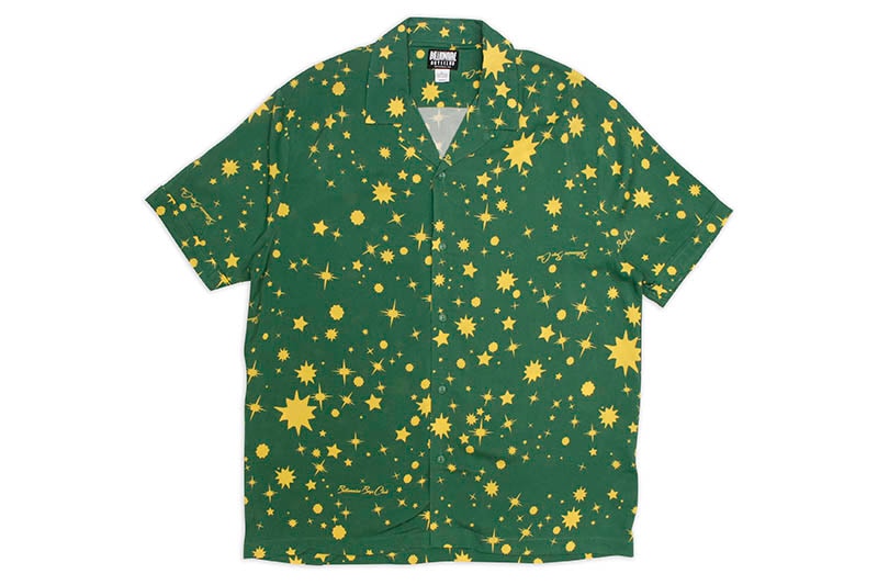 BILLIONAIRE BOYS CLUB BB GALATICA SS WOVEN (811-4600:VERDANT GREEN)