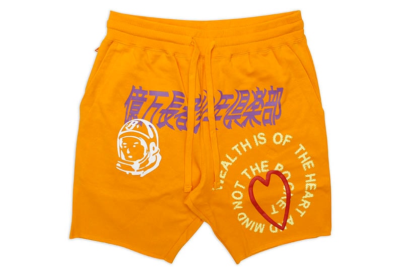 BILLIONAIRE BOYS CLUB MIND FULNESS SHORT (811-3101:FLAME ORANGE)