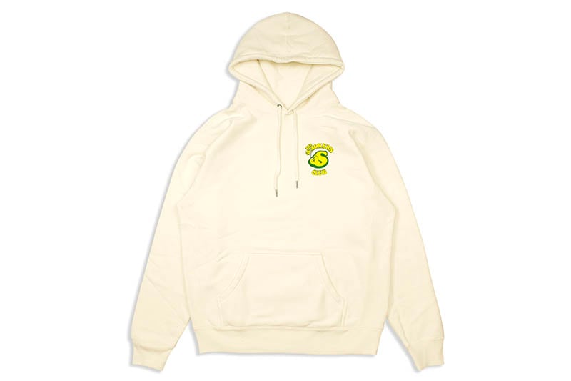 THE SMOKER'S CLUB LOGO HOODY (CREAM)