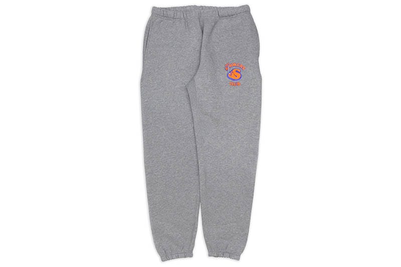 THE SMOKER'S CLUB LOGO SWEATPANTS (HEATHER GREY/ORANGE��BLUE)