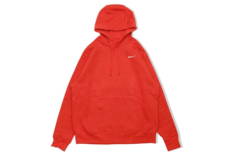 NIKE CLUB FLEECE PULLOVER HOODIE (CJ1611-657:SCARLET) | Brand,M-R